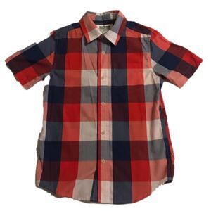 Urban Pipeline Short Sleeve Plaid Button Down Shirt Sz S